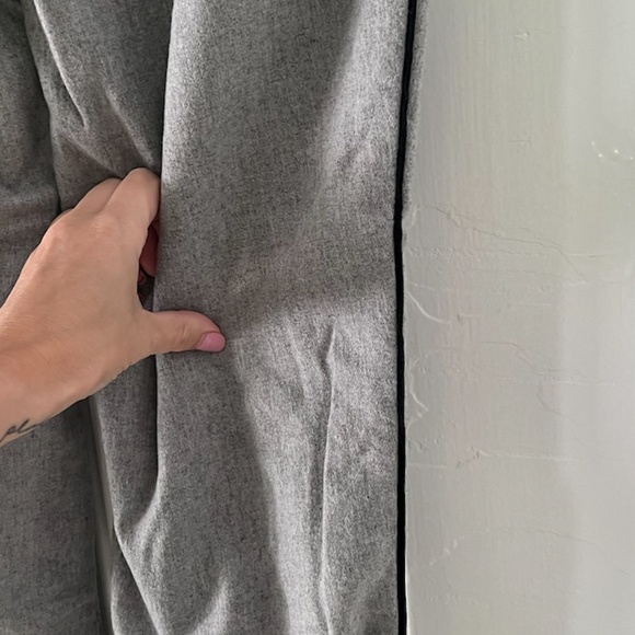 Marissa Webb Grey Wool/Silk Pant - Picture 4 of 6